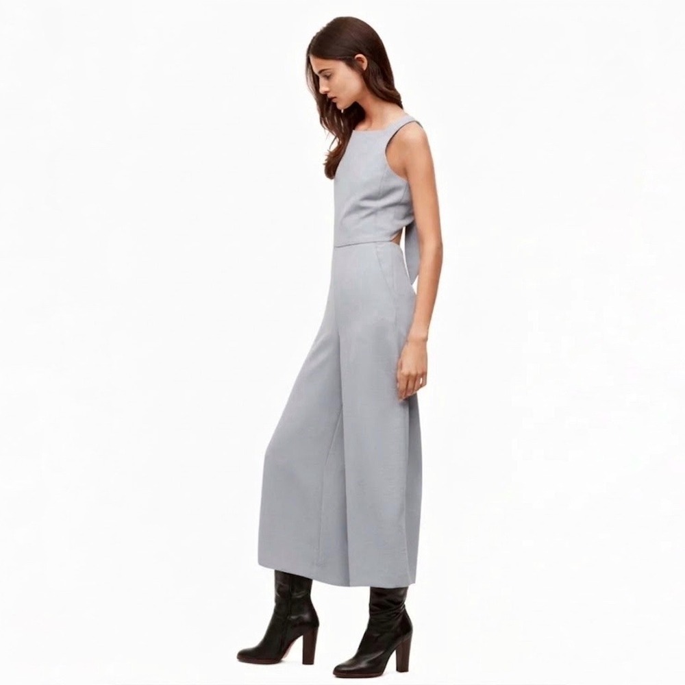 Aritzia | Wilfred‎ | Ecoulement Sleeveless Wide Leg Tie Back Jumpsuit Size 0